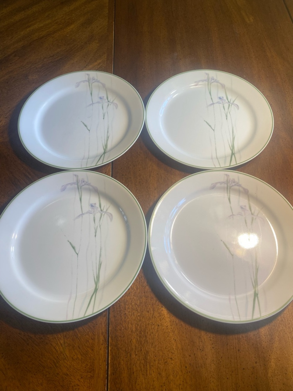 Corelle Shadow Iris 10.25”Dinner Plates - Set of 4